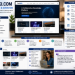 Realistic Pushwiki.com infographic explaining its multi-topic informational publishing platform, content categories, site structure, articles, guides, reviews, and reader benefits.Pushwiki Com
