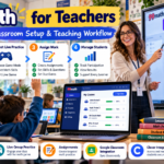 99math for teachers classroom guide showing class setup, live math practice, assignments, rosters and teacher management.99math for Teachers – Complete Classroom Setup Guide