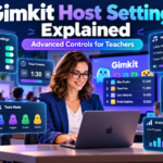 Gimkit Host Settings Explained: Advanced Controls Teachers Should Understand Gimkit host settings guide showing game options, Classes, nickname controls, 2D spectator tools, Quick Actions and teacher host controls.Gimkit Host Settings – Advanced Teacher Controls